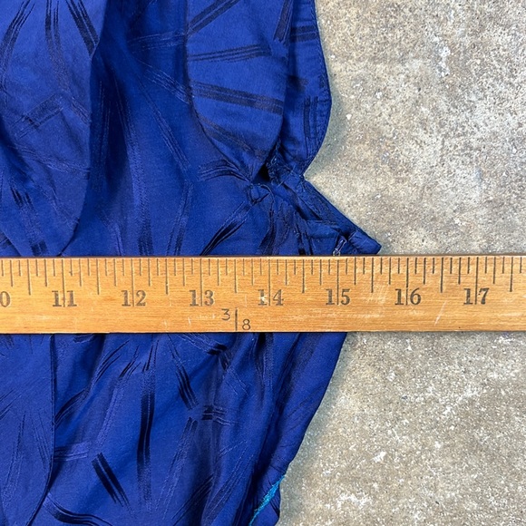 Floreat by Anthropologie Navy Blue Blouse with Floral Embroidery
Size: 2 - Picture 7 of 8